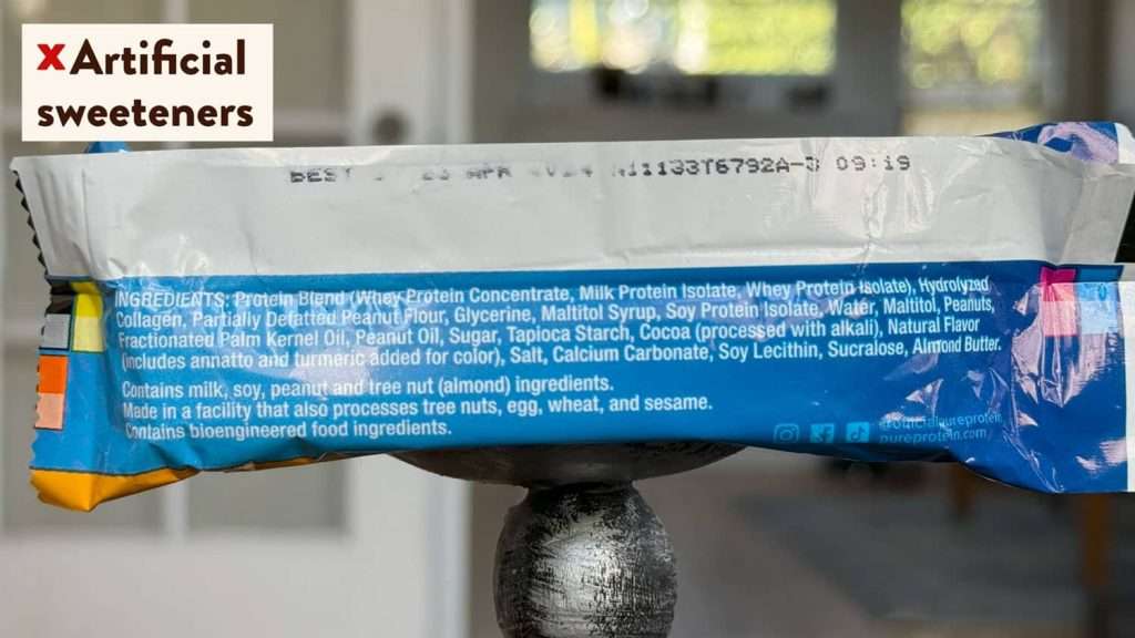 Pure Protein Chocolate Peanut Butter Ingredients